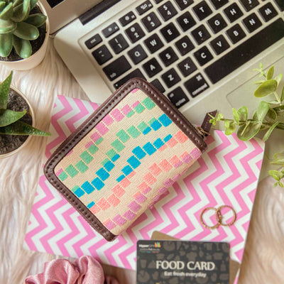 Pastel poise compact wallet
