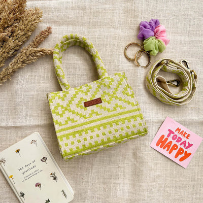Lime Punch Box Bag (SMALL)