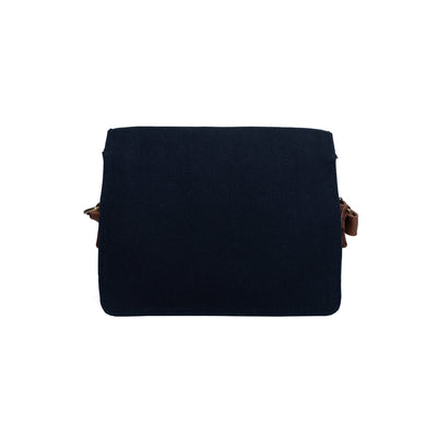 Navy Blue Satchel Bag