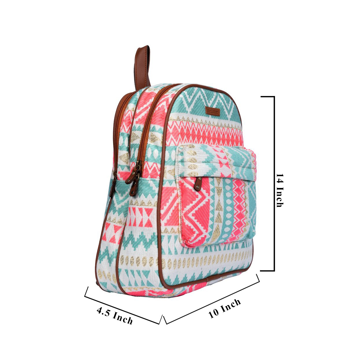 Neon Pink Compact Backpack Bag