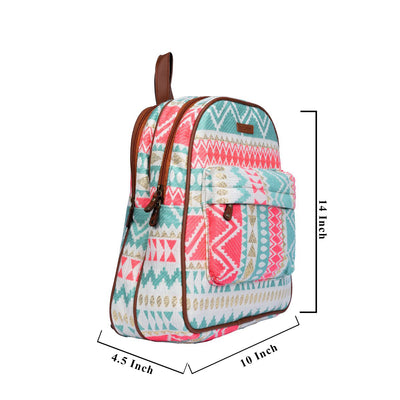 Neon Pink Compact Backpack Bag