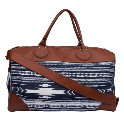 Blue & White Adventurous Classic Duffle Bag