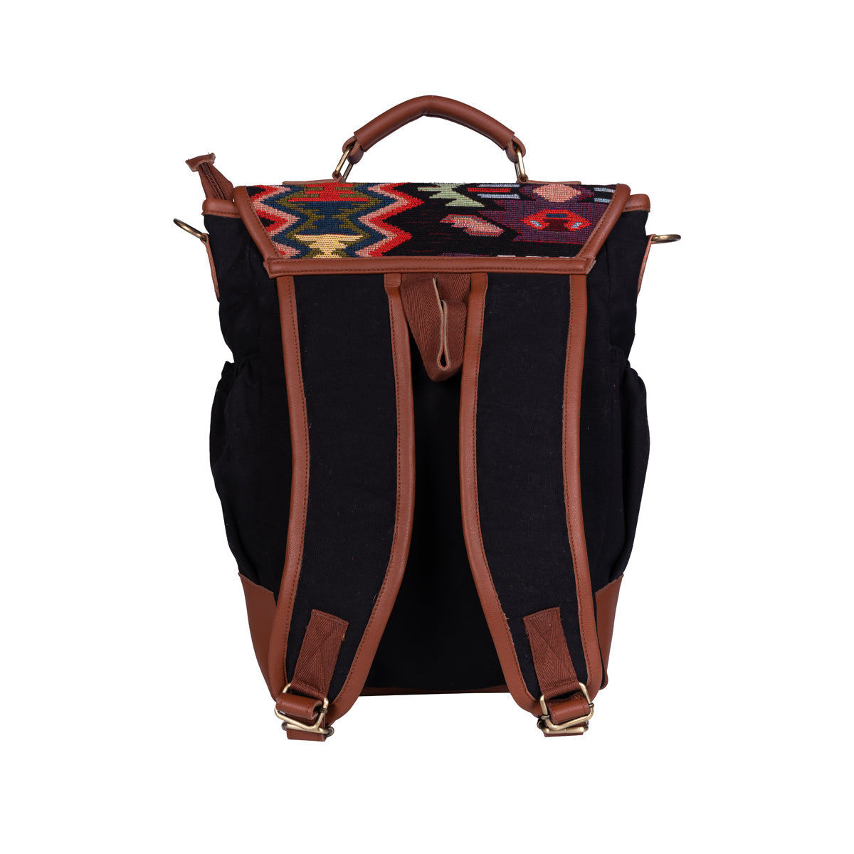 Tribal Weaves Backpack Messenger Bag